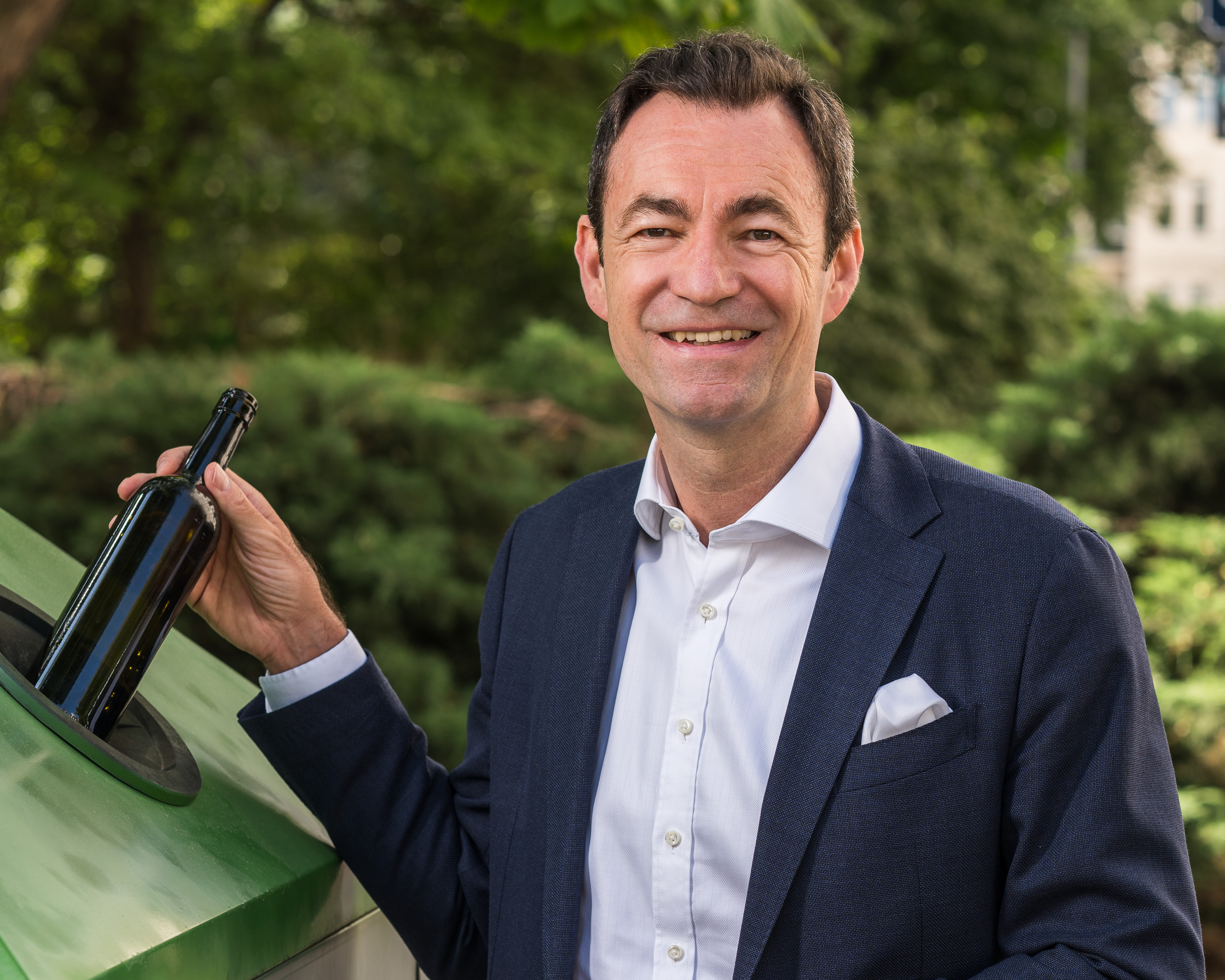 Geschäftsführer Dr. Harald Hauke "Recycling ist Klimaschutz" Querformat
