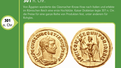 Goldmünzen mit römischen Männern abgebildet